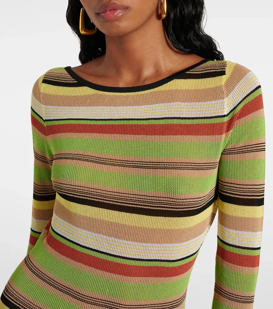 SIR. Coastline striped maxi dress | Thumbnail 3