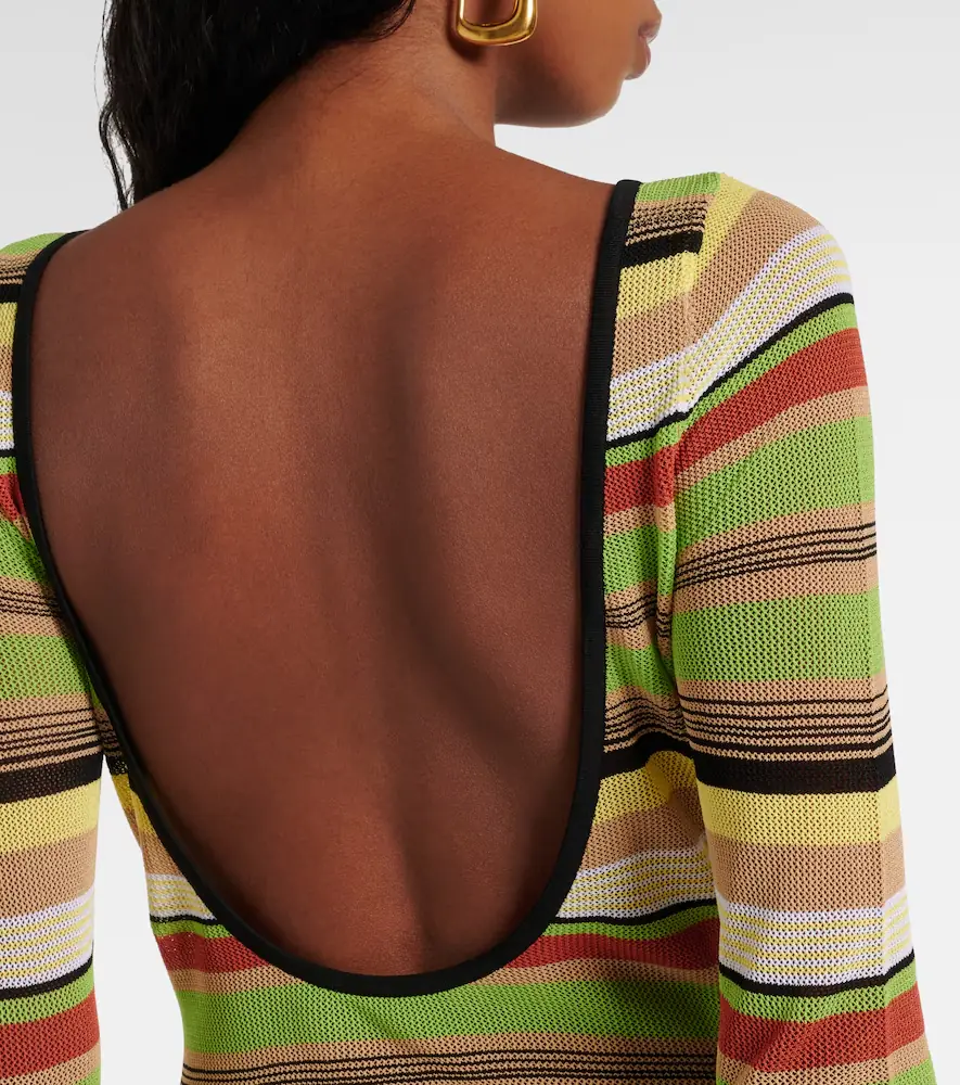 SIR. Coastline striped maxi dress | Thumbnail 6