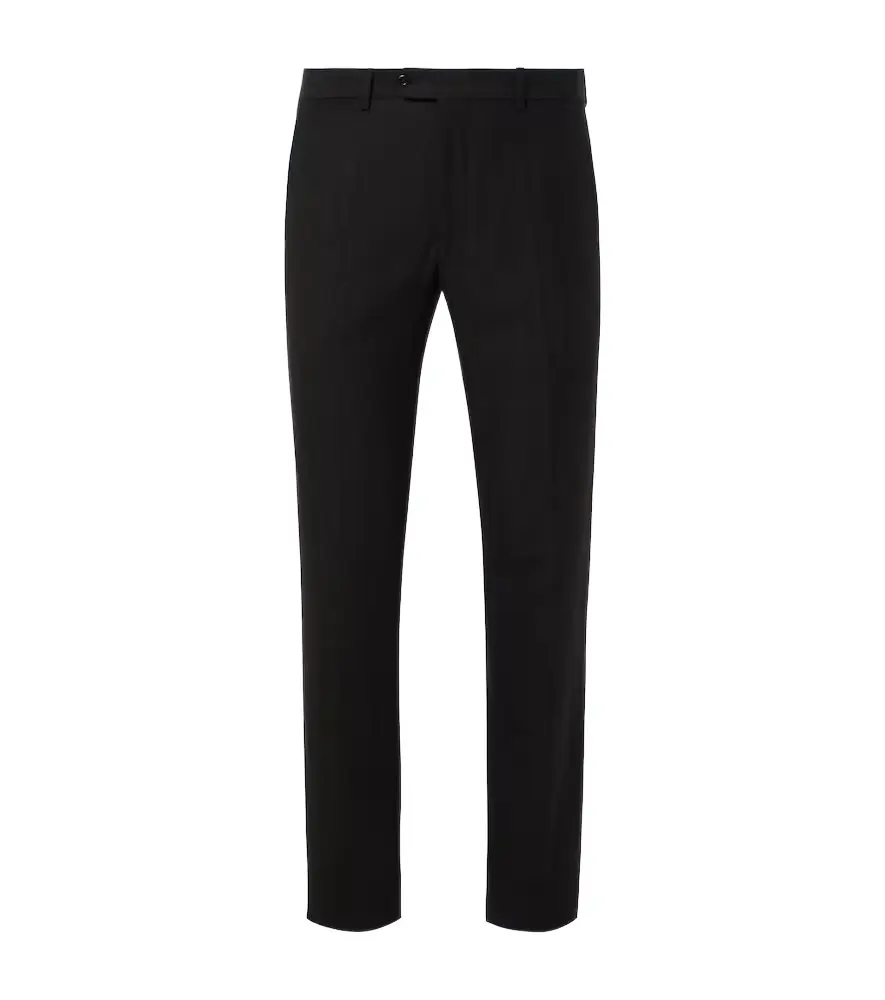 Rubinacci Modluca wool flannel straight pants