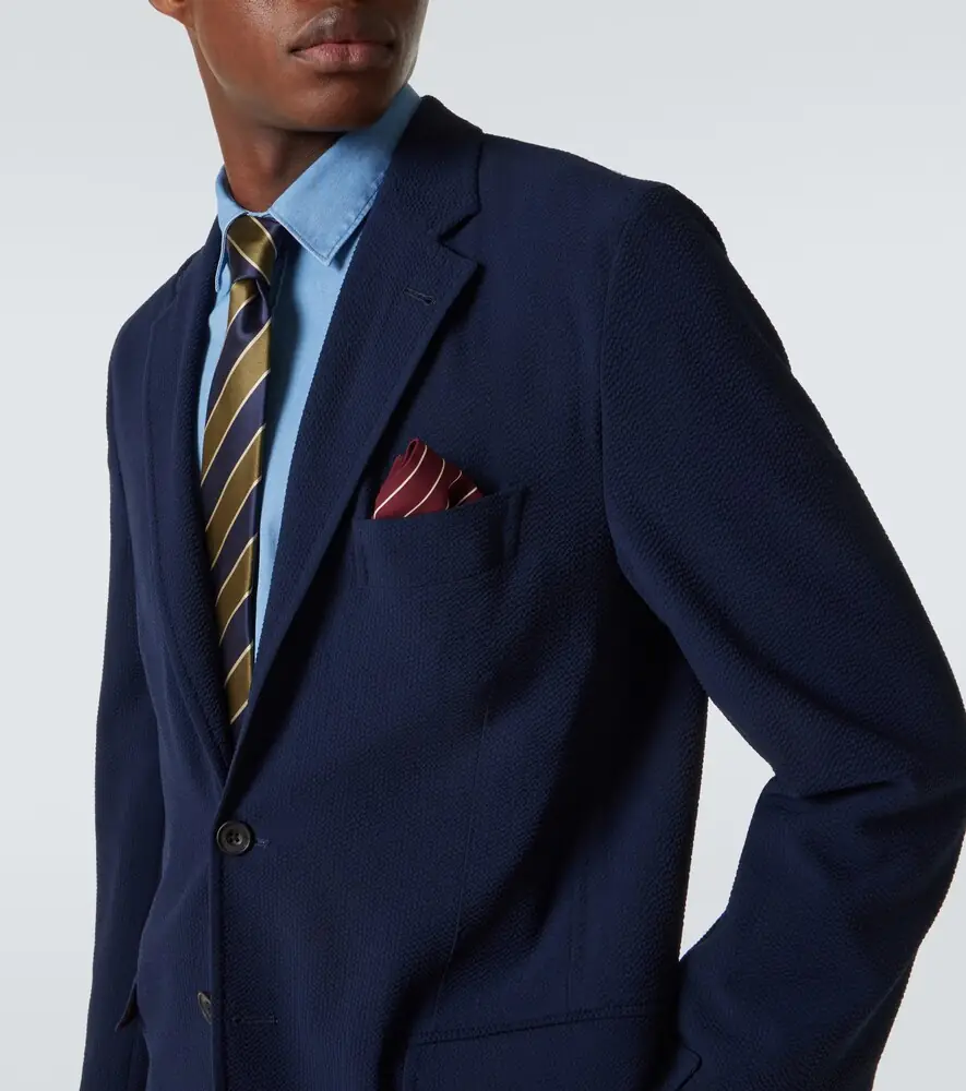 Rubinacci Striped single-breasted wool blazer | Thumbnail 6 Rubinacci Striped single-breasted wool blazer | Thumbnail 6