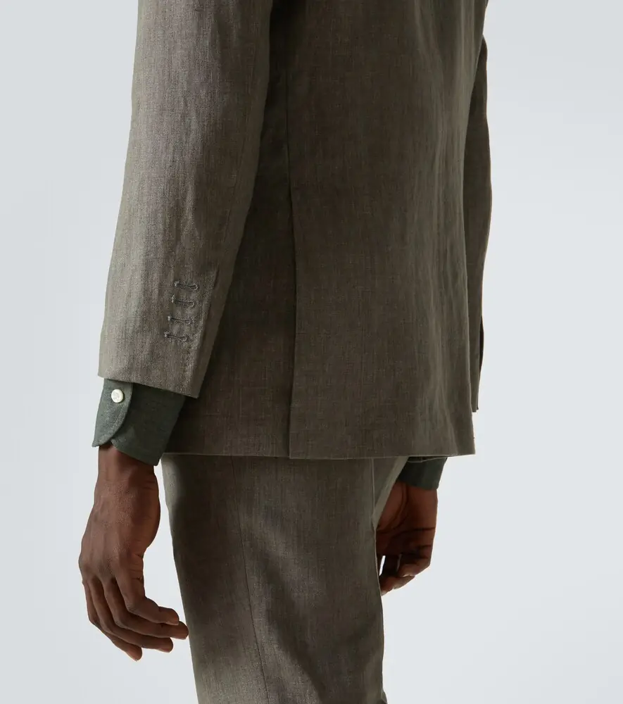 Rubinacci Linen blazer | Thumbnail 3 Rubinacci Linen blazer | Thumbnail 3