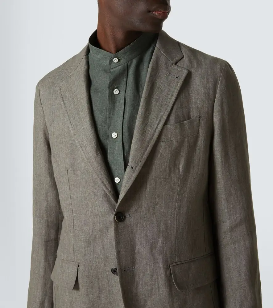 Rubinacci Linen blazer | Thumbnail 4 Rubinacci Linen blazer | Thumbnail 4