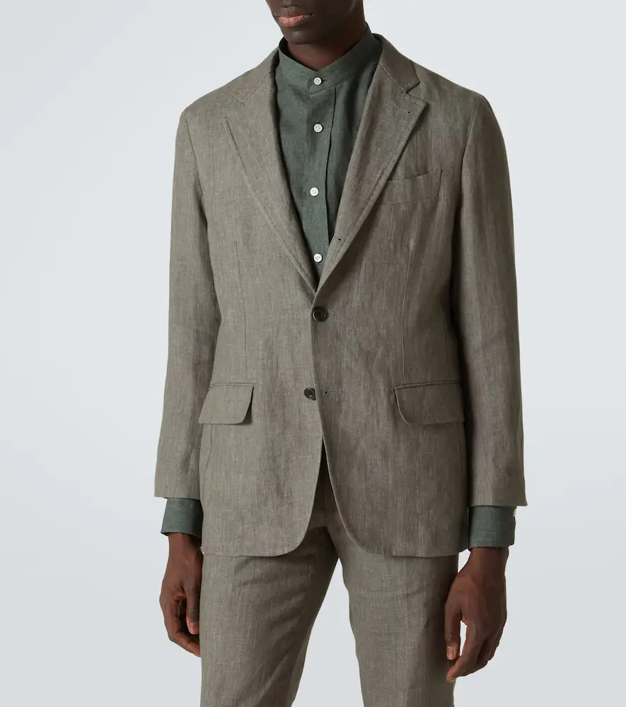 Rubinacci Linen blazer | Thumbnail 5 Rubinacci Linen blazer | Thumbnail 5
