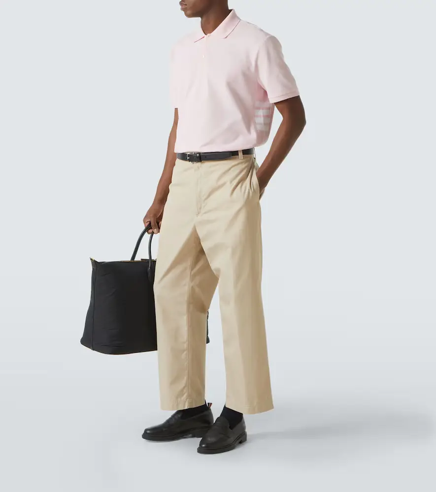Thom Browne 4-Bar cotton polo shirt | Thumbnail 2