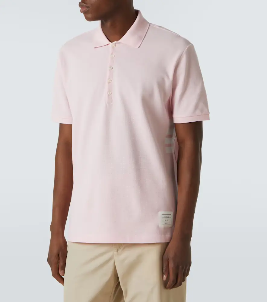 Thom Browne 4-Bar cotton polo shirt | Thumbnail 3