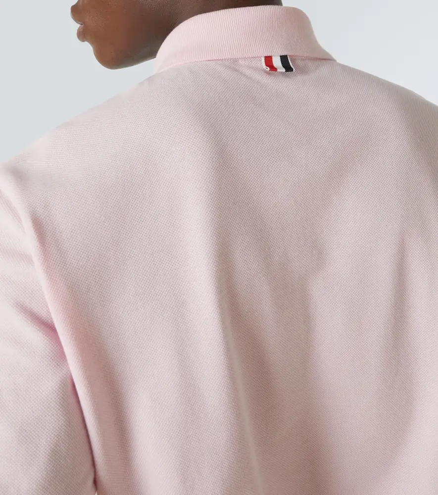 Thom Browne 4-Bar cotton polo shirt | Thumbnail 4