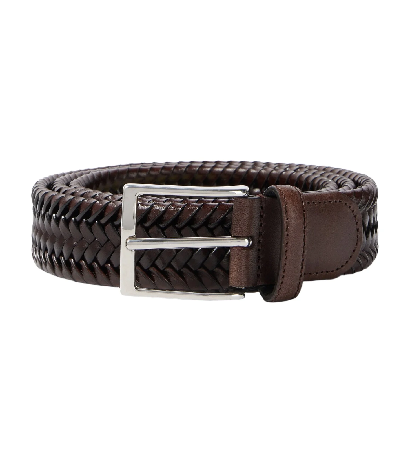 Rubinacci Woven leather belt