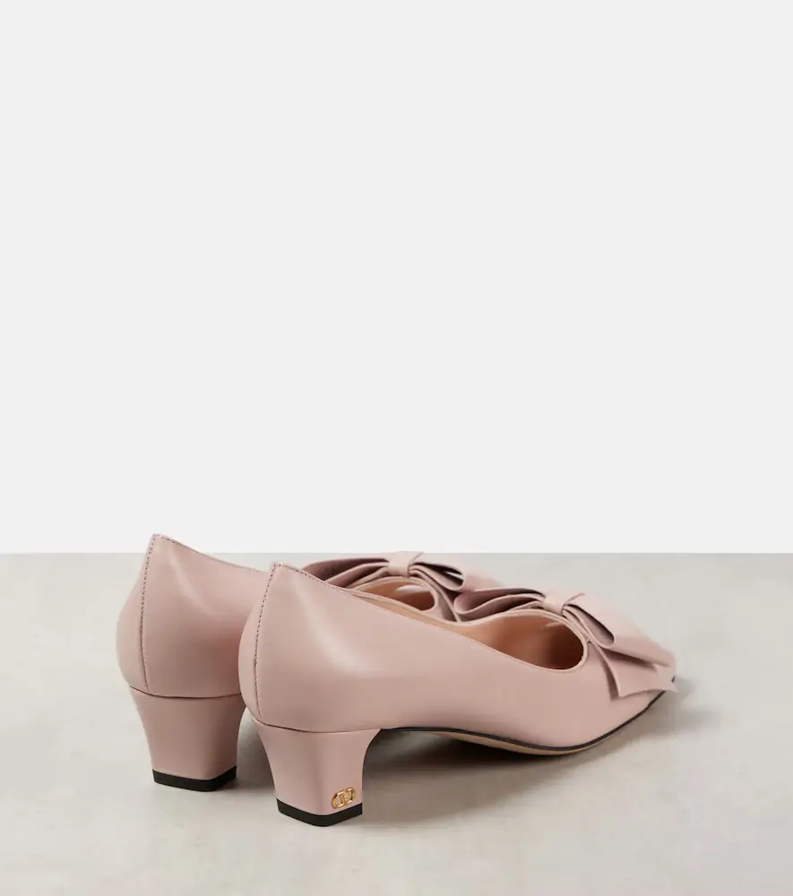 Valentino Garavani Bowow 45 leather pumps | Thumbnail 2 Valentino Garavani Bowow 45 leather pumps | Thumbnail 2