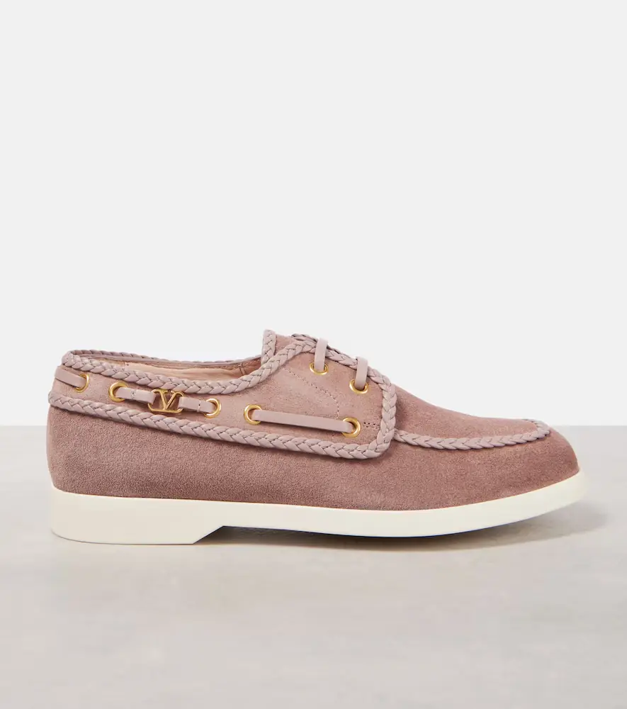 Valentino Garavani Palm Avenue suede boat shoes | Thumbnail 4