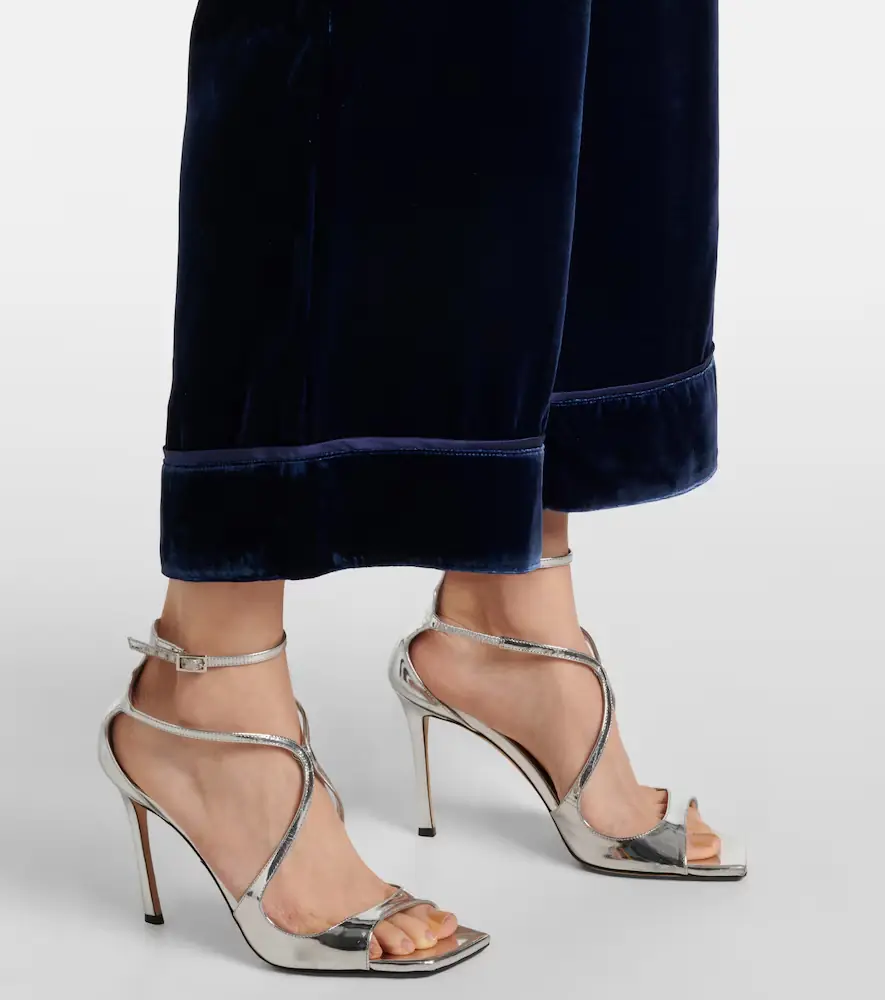 ASCENO Brescia mid-rise velvet wide-leg pants | Thumbnail 5 ASCENO Brescia mid-rise velvet wide-leg pants | Thumbnail 5