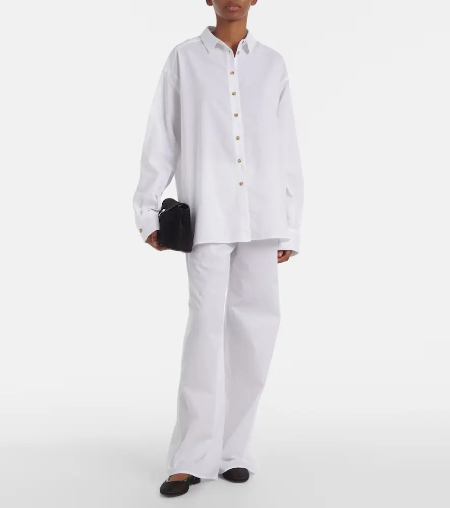 ASCENO Austin cotton straight pants | Thumbnail 4