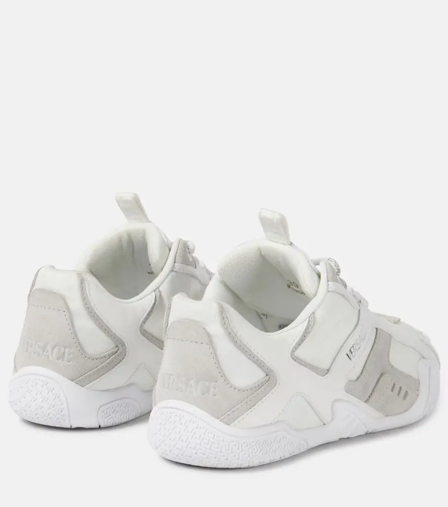 Versace Galaxia suede-trimmed leather sneakers | Thumbnail 5 Versace Galaxia suede-trimmed leather sneakers | Thumbnail 5