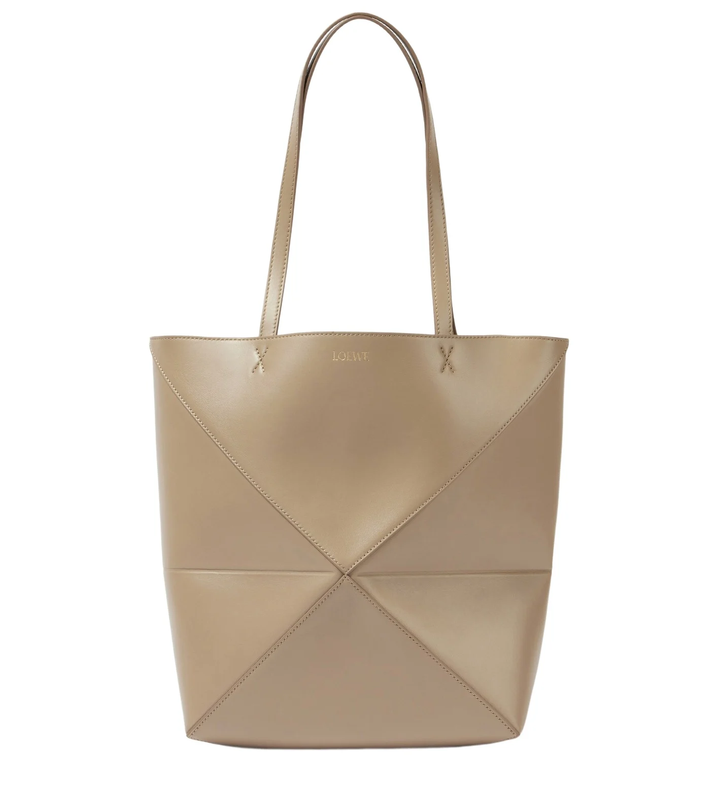Puzzle Fold Medium leather tote bag Puzzle Fold Medium leather tote bag