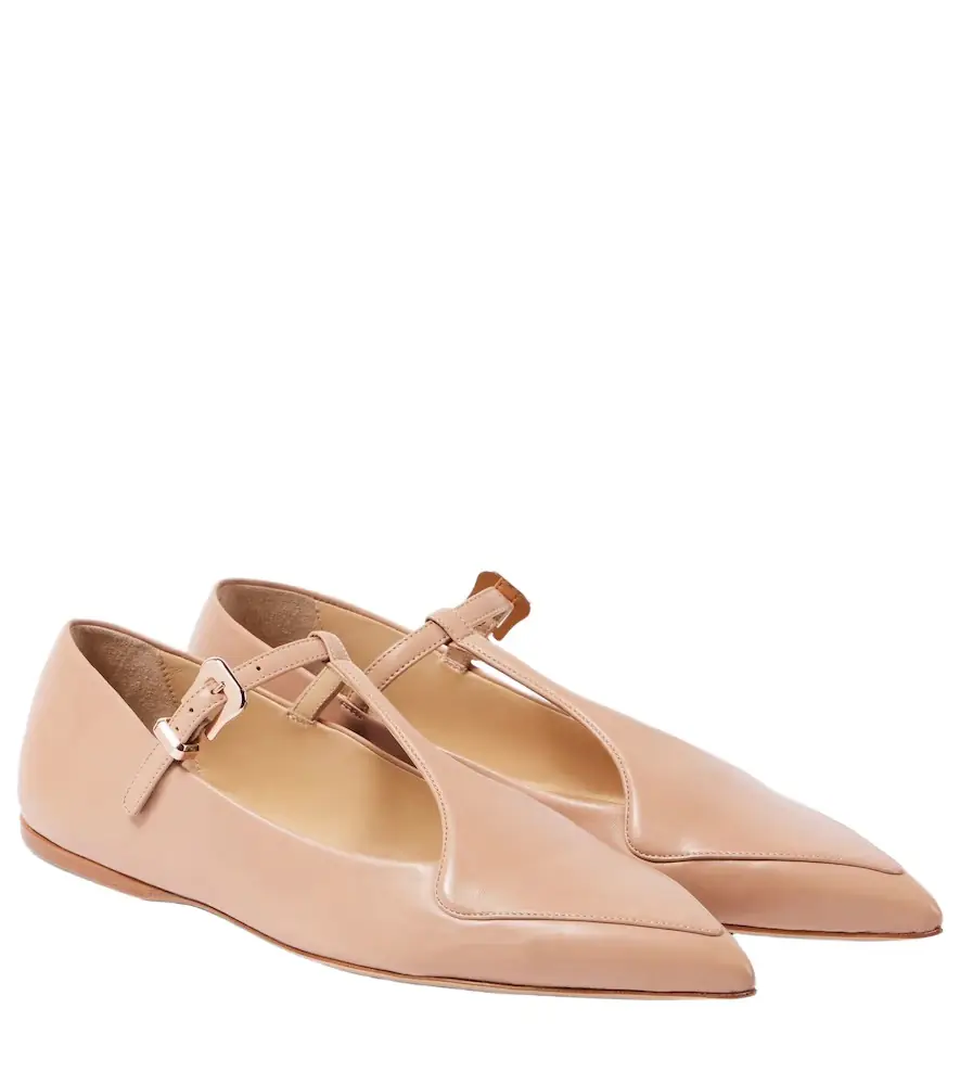 Gabriela Hearst Liv leather ballet flats
