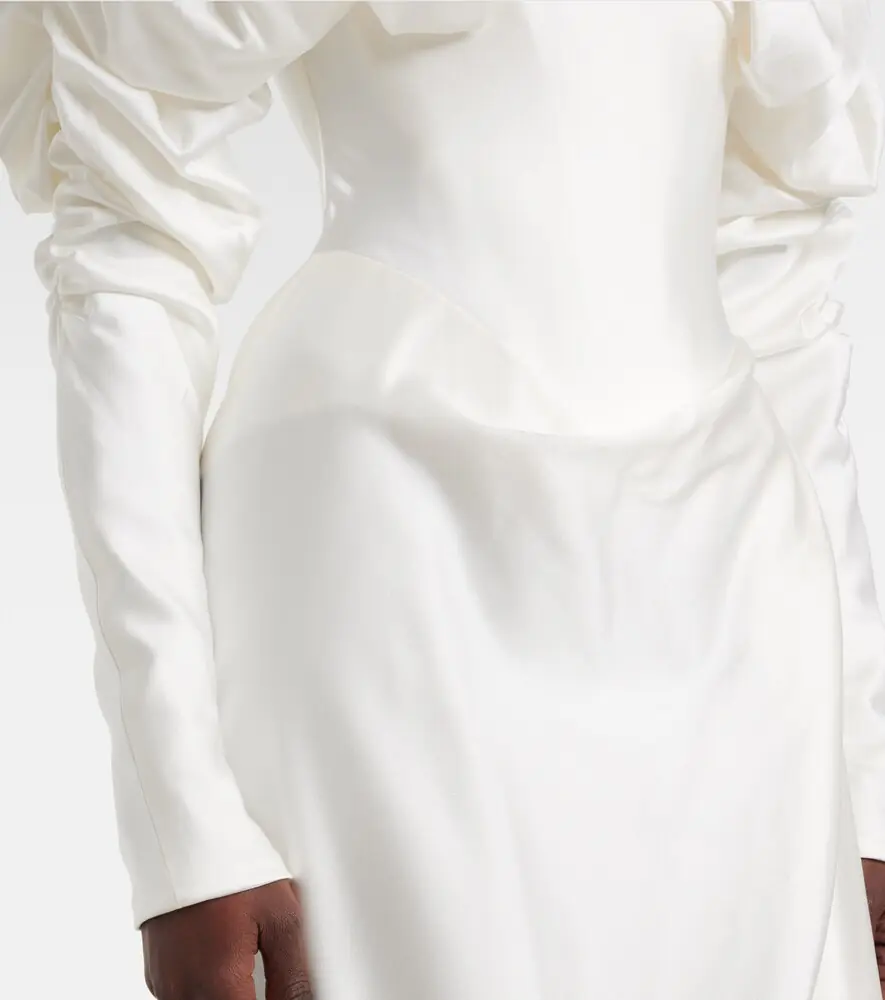 Vivienne Westwood Bridal Ember off-shoulder satin corset gown | Thumbnail 5