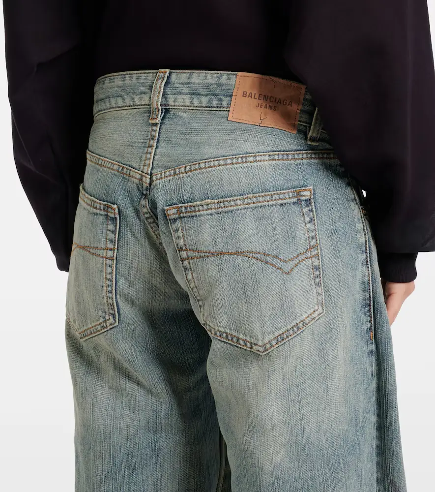 Balenciaga Mid-rise wide-leg jeans | Thumbnail 3 Balenciaga Mid-rise wide-leg jeans | Thumbnail 3