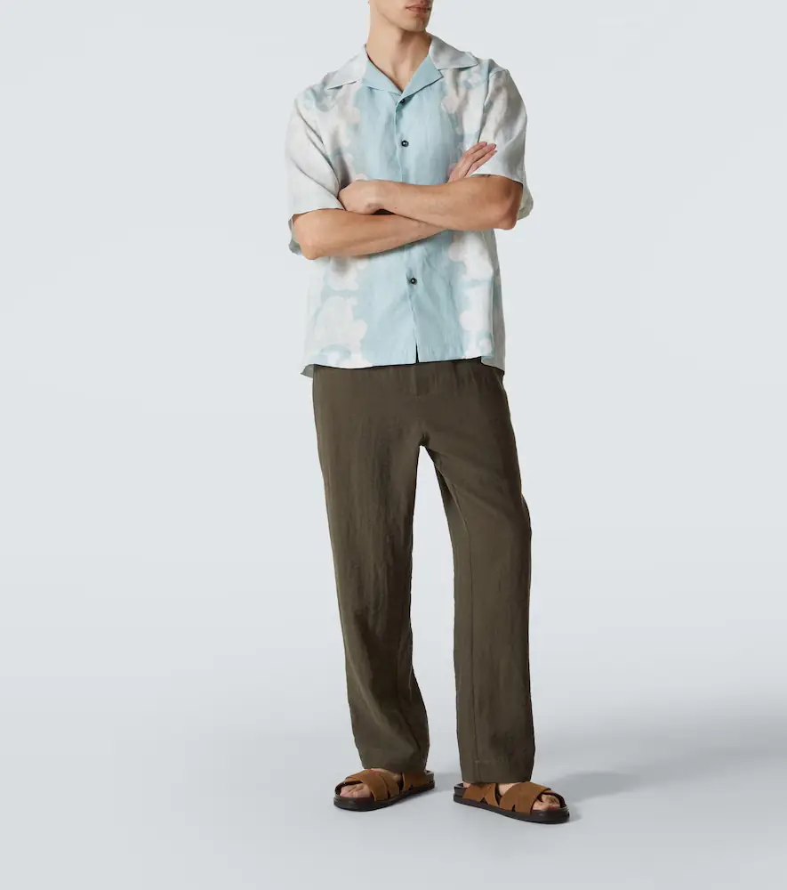 Commas Paradise Floral linen bowling shirt | Thumbnail 5 Commas Paradise Floral linen bowling shirt | Thumbnail 5