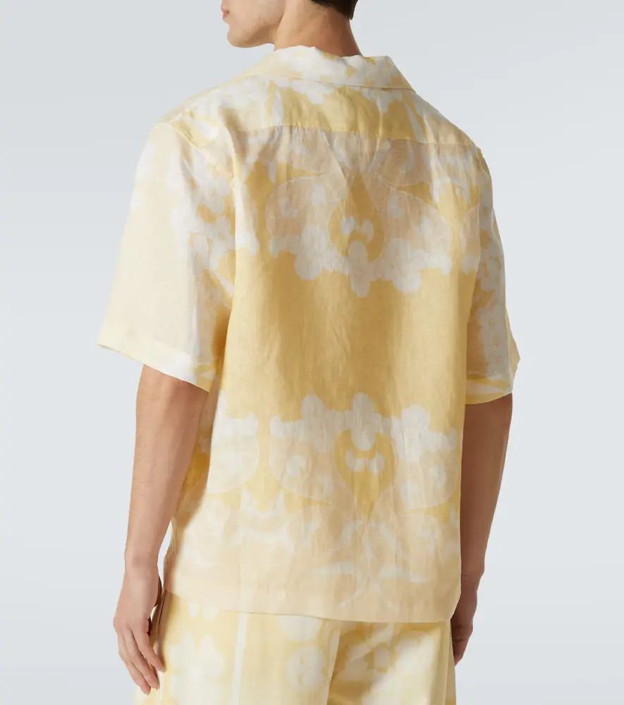 Commas Floral linen bowling shirt | Thumbnail 2