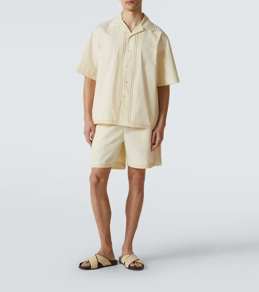 Commas Cotton bowling shirt | Thumbnail 2 Commas Cotton bowling shirt | Thumbnail 2