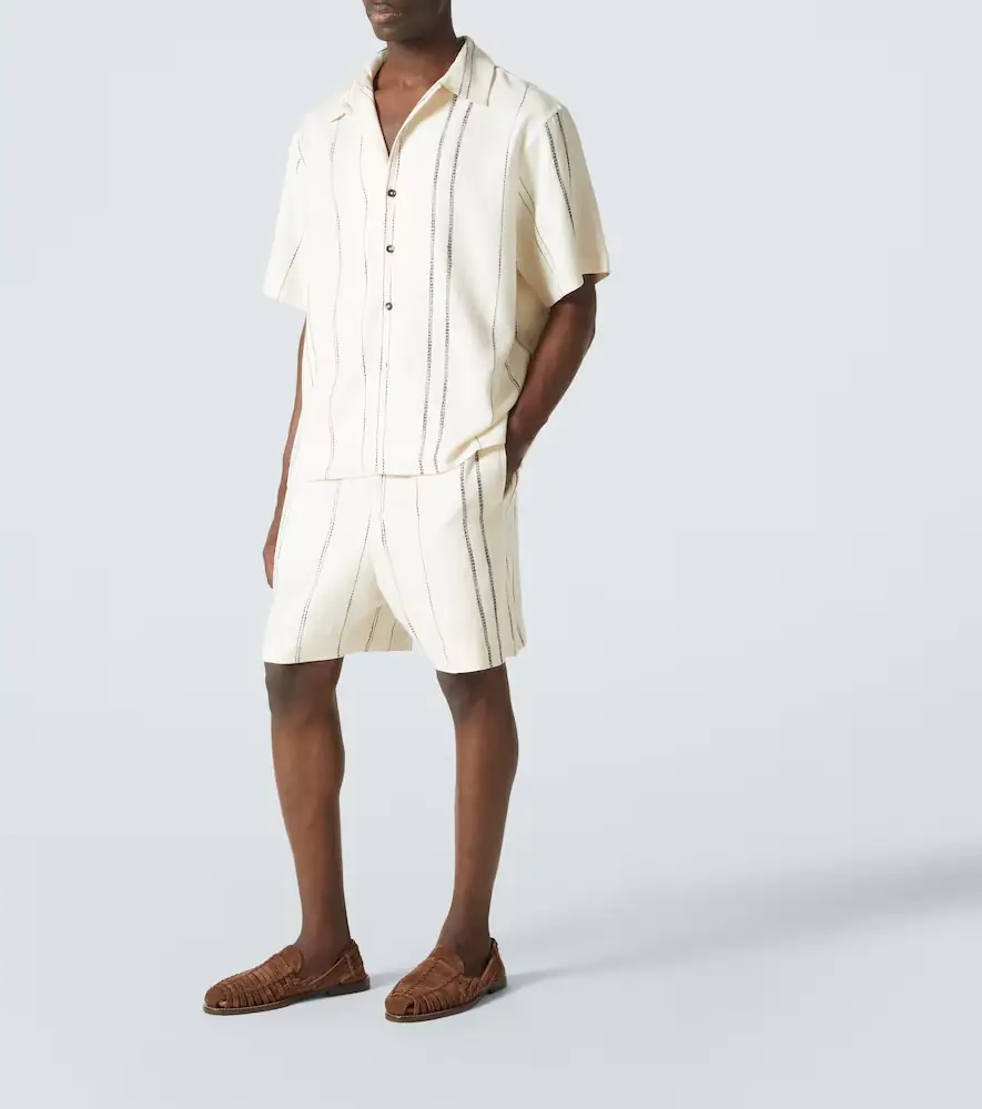 Commas Striped linen and cotton shirt | Thumbnail 2