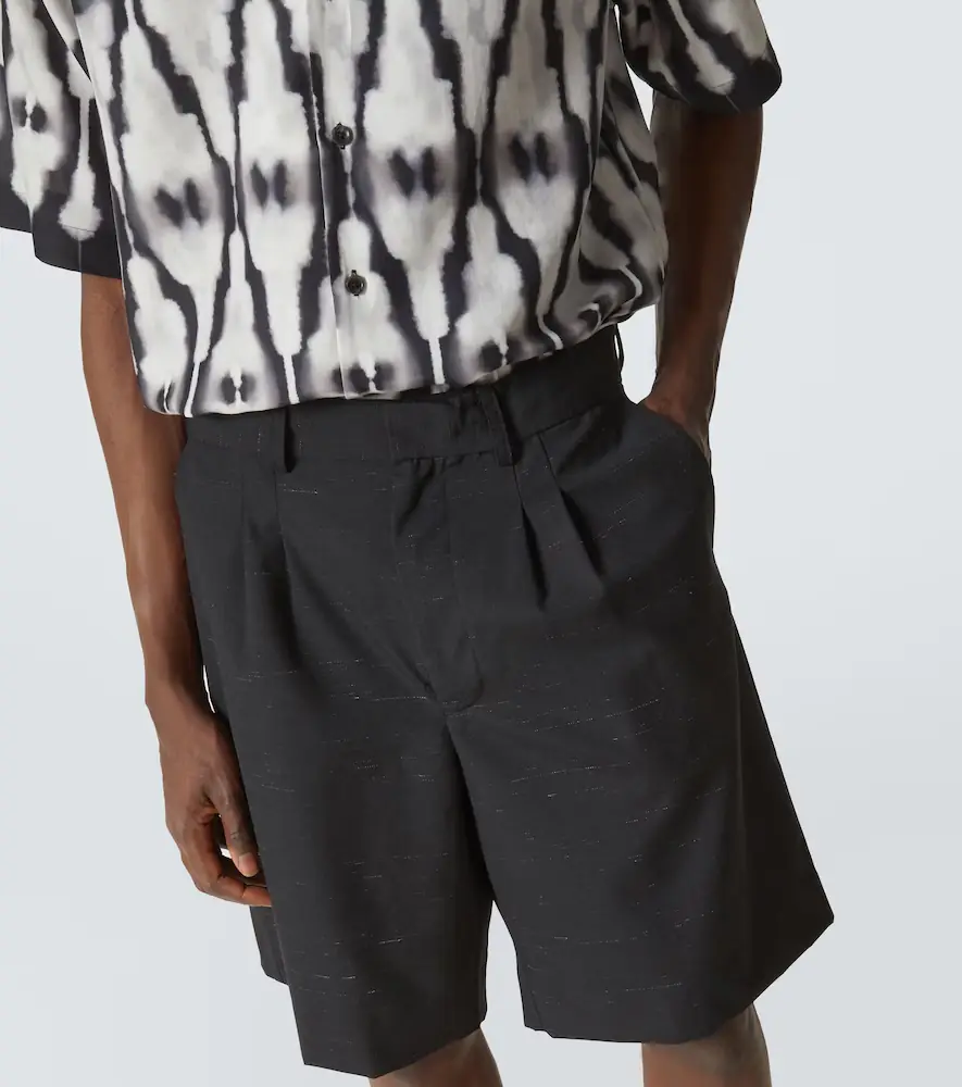 Commas Heathered cotton and wool shorts | Thumbnail 5 Commas Heathered cotton and wool shorts | Thumbnail 5