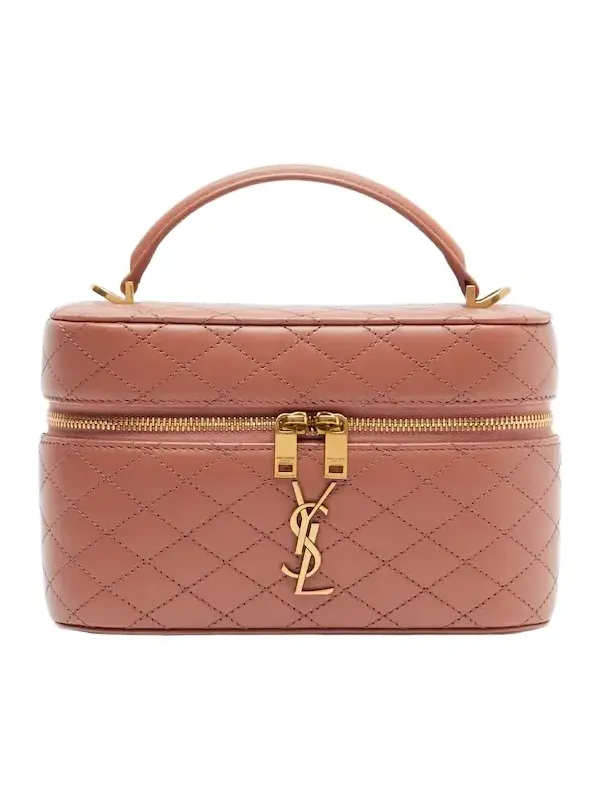 Gaby quilted leather vanity bag