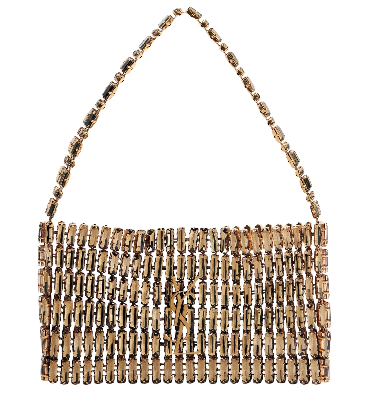 Saint Laurent Evening Mini embroidered shoulder bag