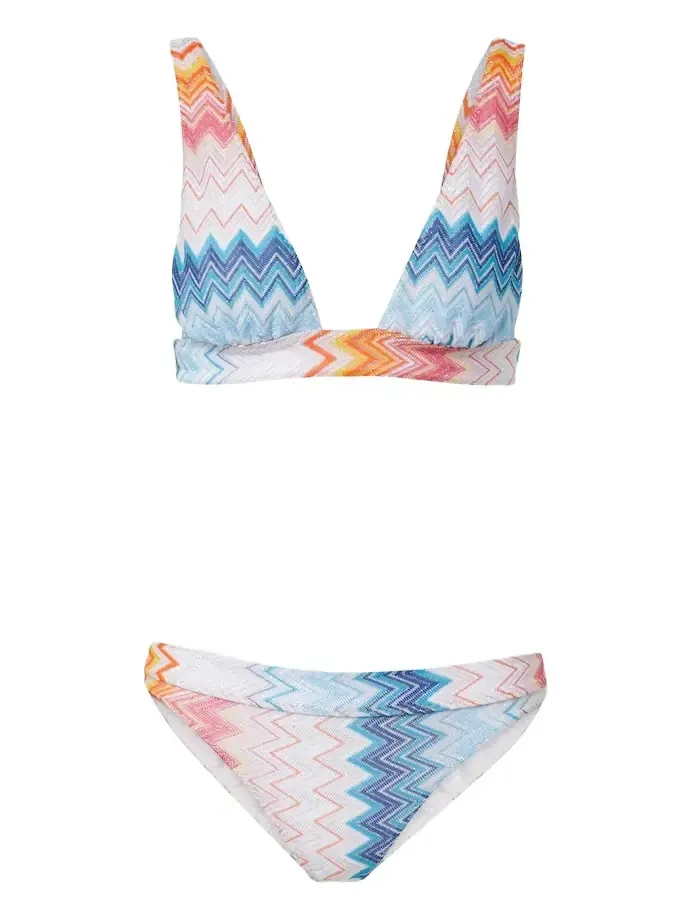 Zigzag lamé bikini Zigzag lamé bikini
