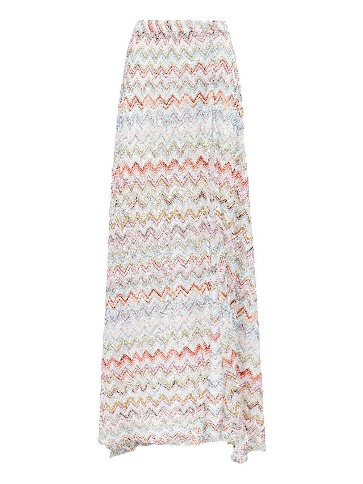 Missoni Zigzag metallic maxi skirt