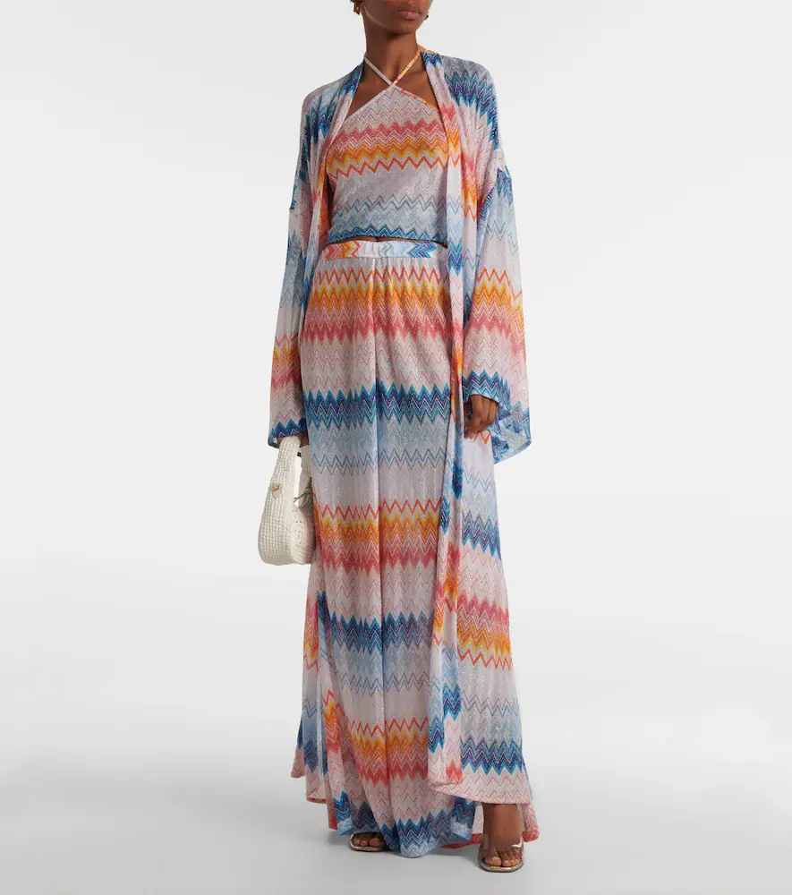 Missoni Zigzag lamé beach cover-up | Thumbnail 4 Missoni Zigzag lamé beach cover-up | Thumbnail 4