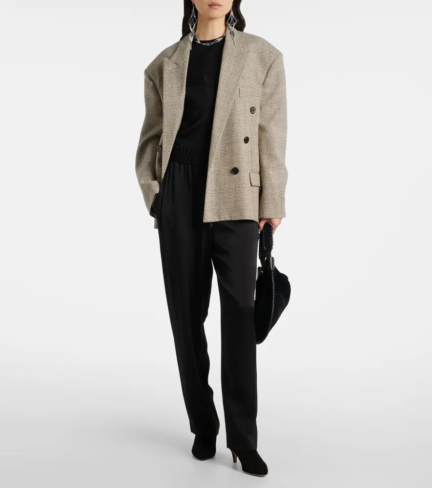 Isabel Marant Kendry satin wide-leg pants | Thumbnail 2