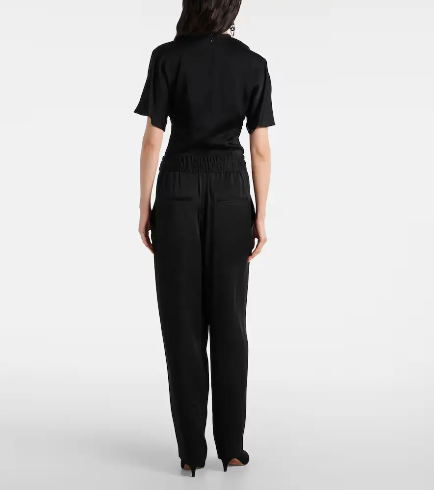 Isabel Marant Kendry satin wide-leg pants | Thumbnail 5