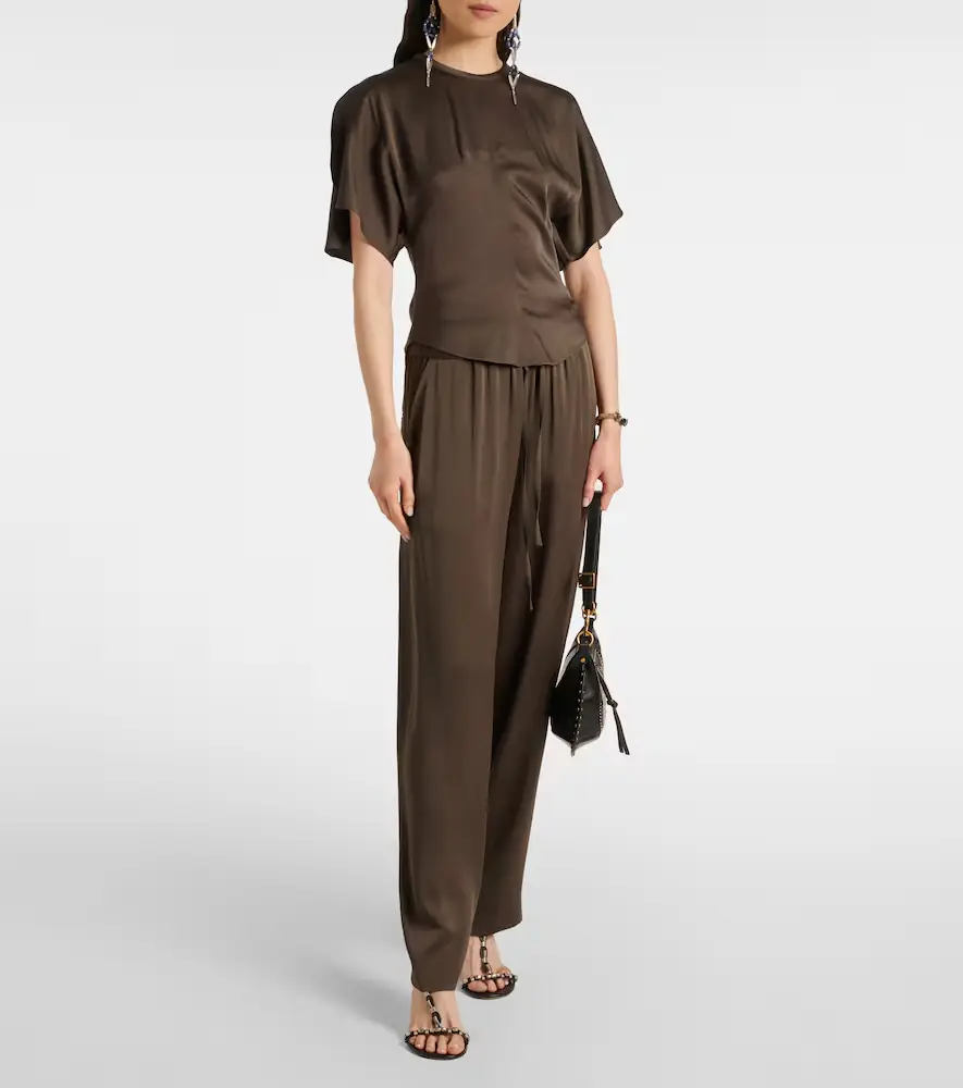 Isabel Marant Karlita satin top | Thumbnail 2 Isabel Marant Karlita satin top | Thumbnail 2