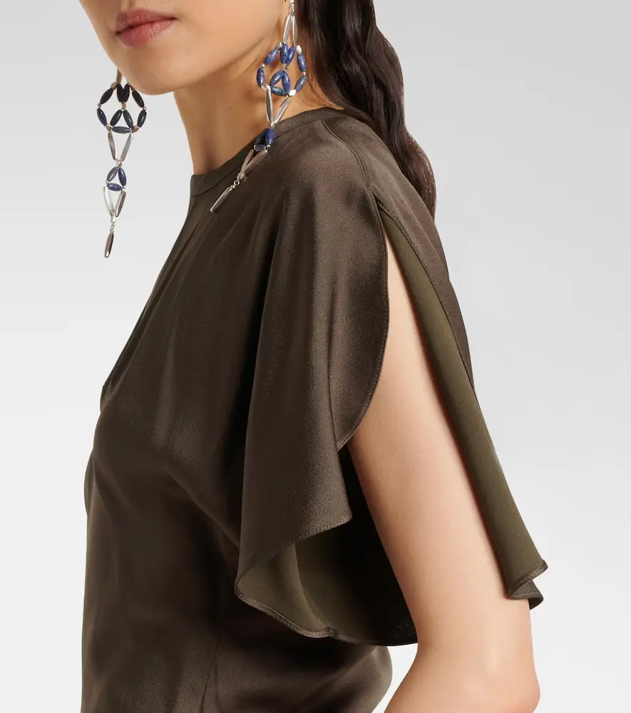 Isabel Marant Karlita satin top | Thumbnail 4 Isabel Marant Karlita satin top | Thumbnail 4