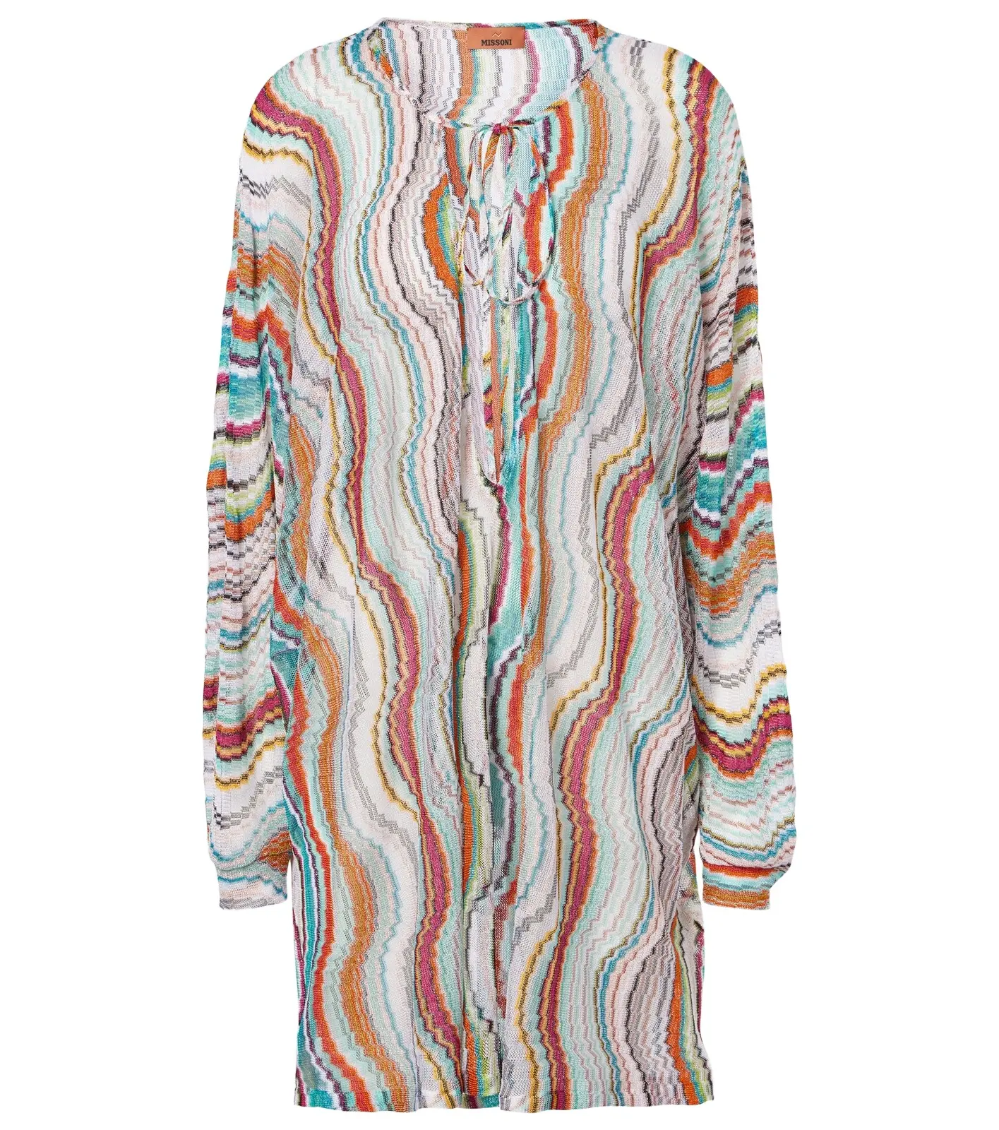 Missoni Printed lamé beach cover-up