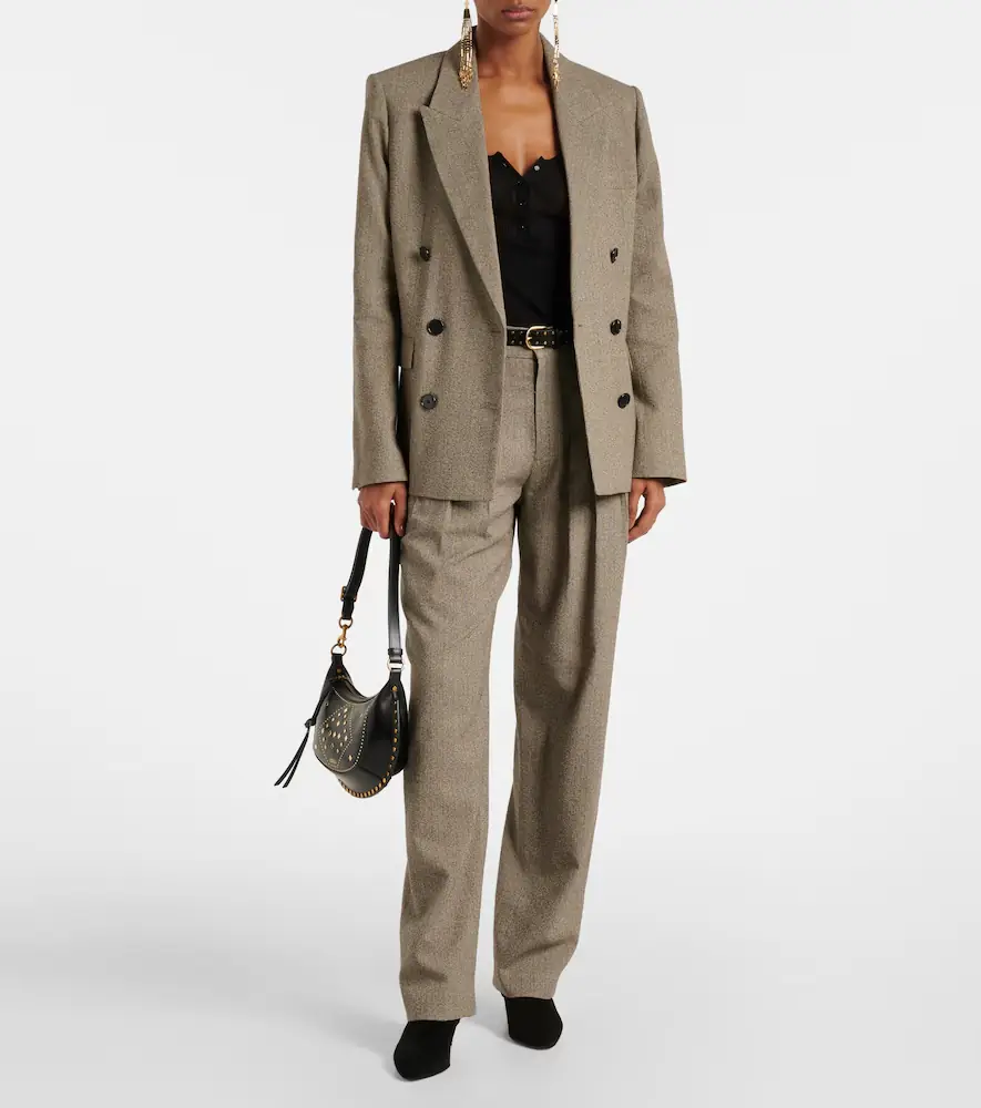 Isabel Marant Iwena cotton-blend tapered pants | Thumbnail 2 Isabel Marant Iwena cotton-blend tapered pants | Thumbnail 2