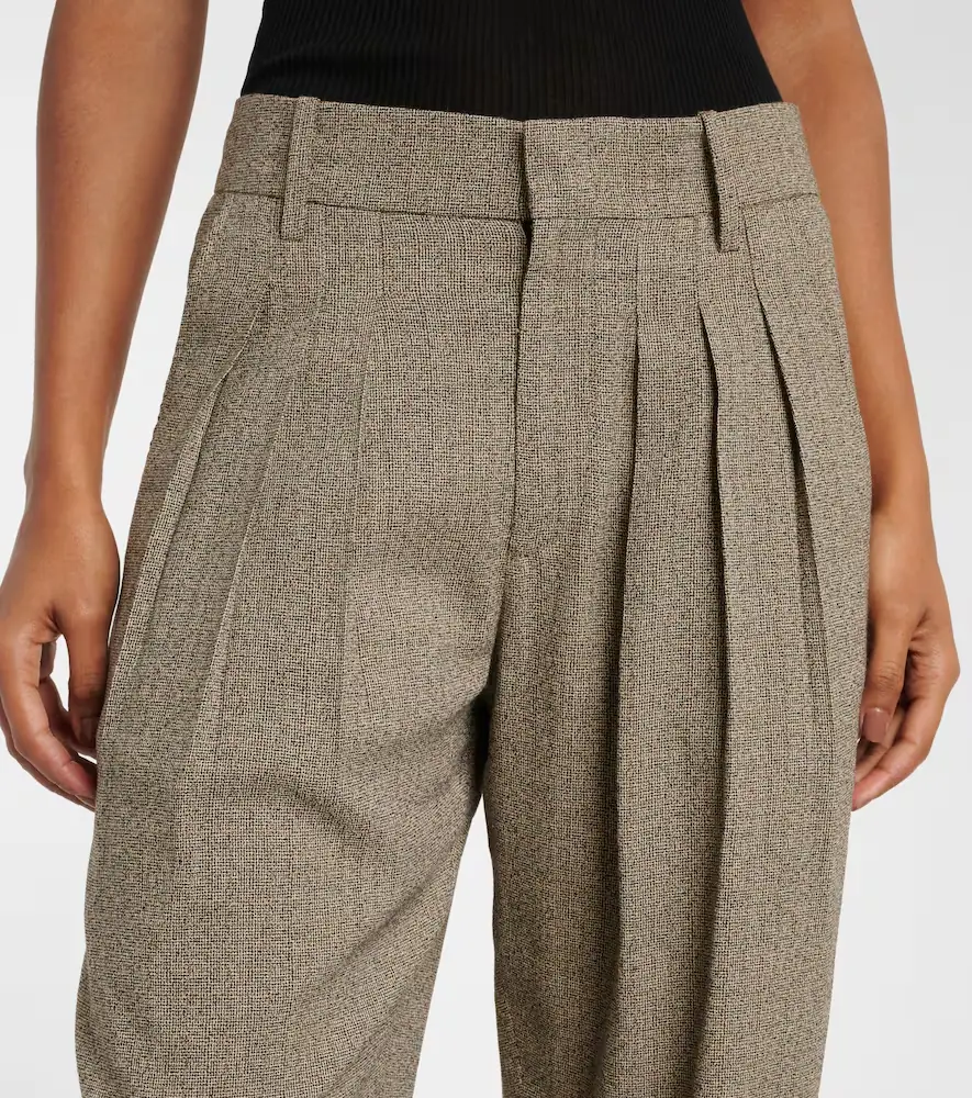 Isabel Marant Iwena cotton-blend tapered pants | Thumbnail 4 Isabel Marant Iwena cotton-blend tapered pants | Thumbnail 4