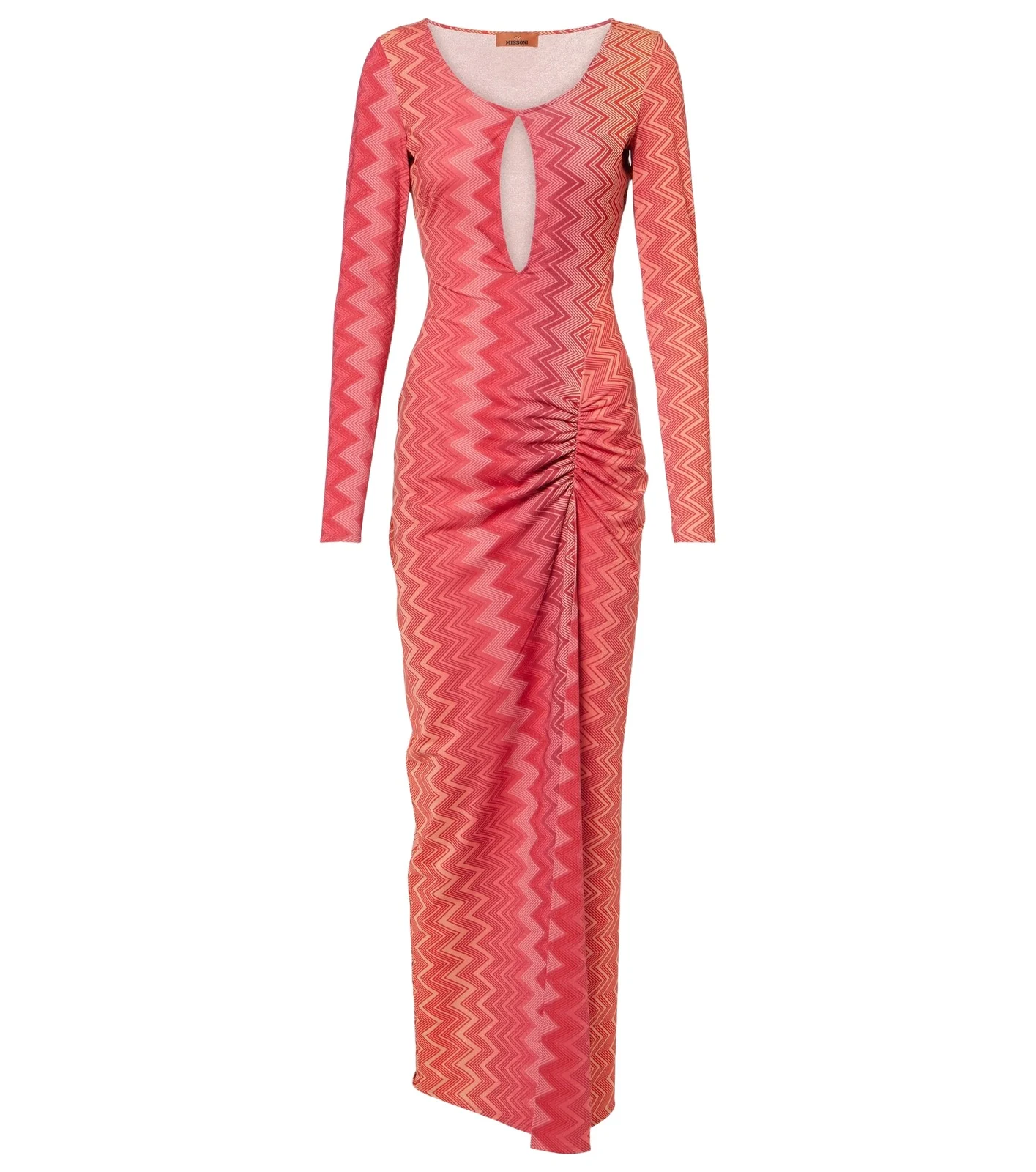 Chevron lamé midi dress Chevron lamé midi dress