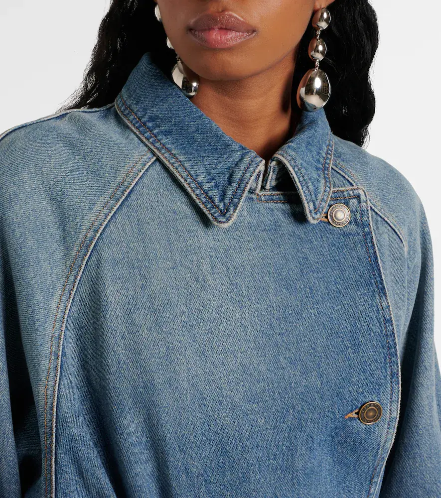 Isabel Marant Brekka denim coat | Thumbnail 3