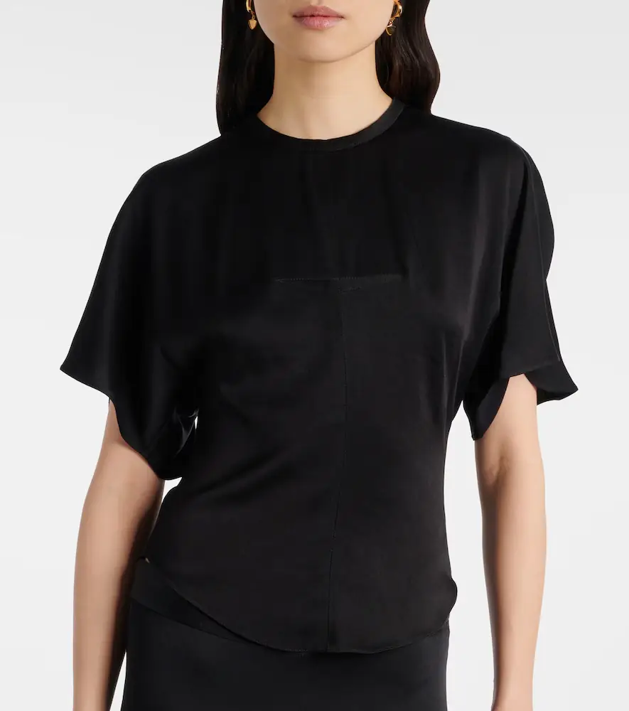Isabel Marant Karlita satin top | Thumbnail 6