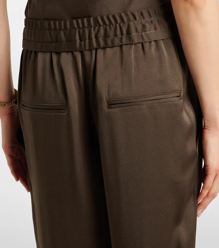 Isabel Marant Kendry satin wide-leg pants | Thumbnail 4