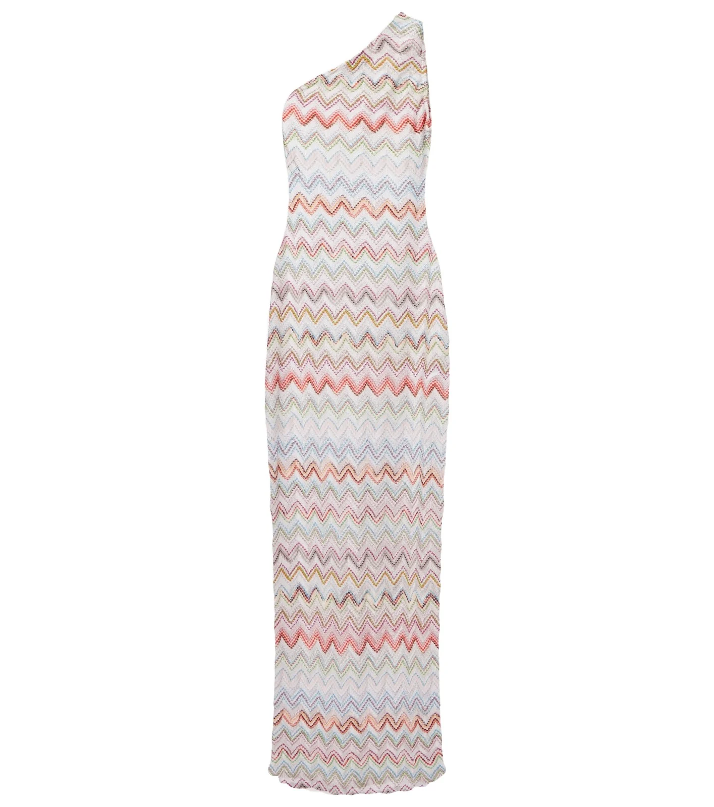 Zigzag crochet maxi dress