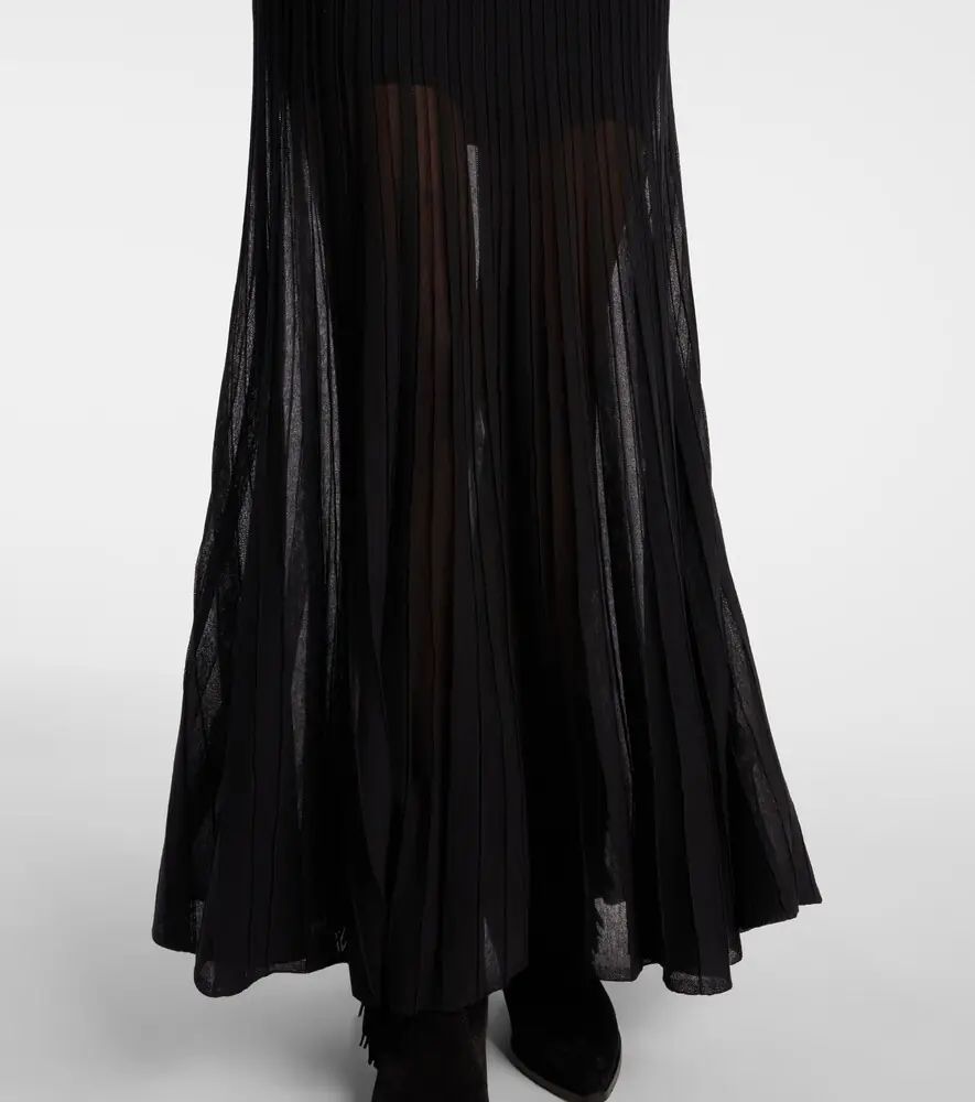 Isabel Marant Gisole pointelle turtleneck maxi dress | Thumbnail 4