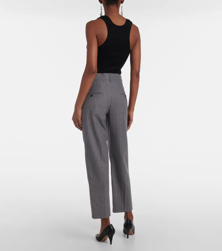 Isabel Marant Ritana pinstripe wool tapered pants | Thumbnail 5 Isabel Marant Ritana pinstripe wool tapered pants | Thumbnail 5
