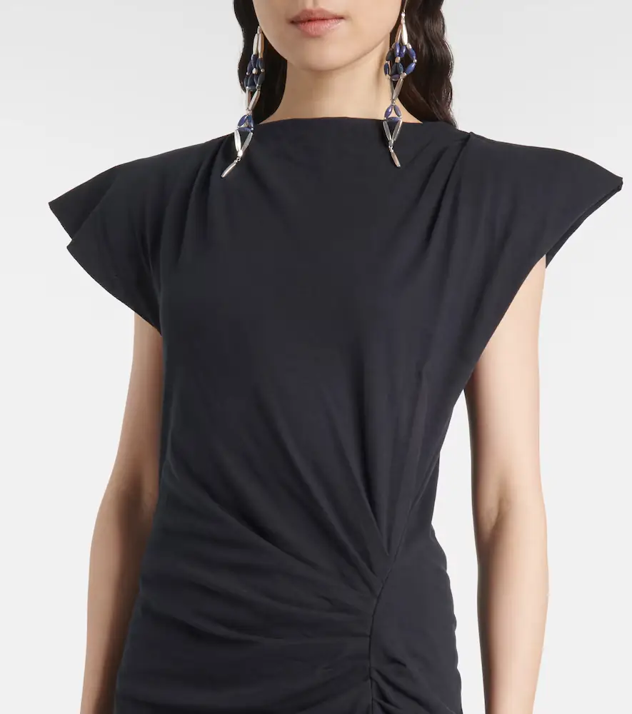 Isabel Marant Nadela cotton jersey maxi dress | Thumbnail 4 Isabel Marant Nadela cotton jersey maxi dress | Thumbnail 4