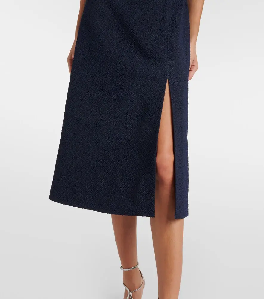 Emilia Wickstead Pinah cotton-blend bouclé midi dress | Thumbnail 4