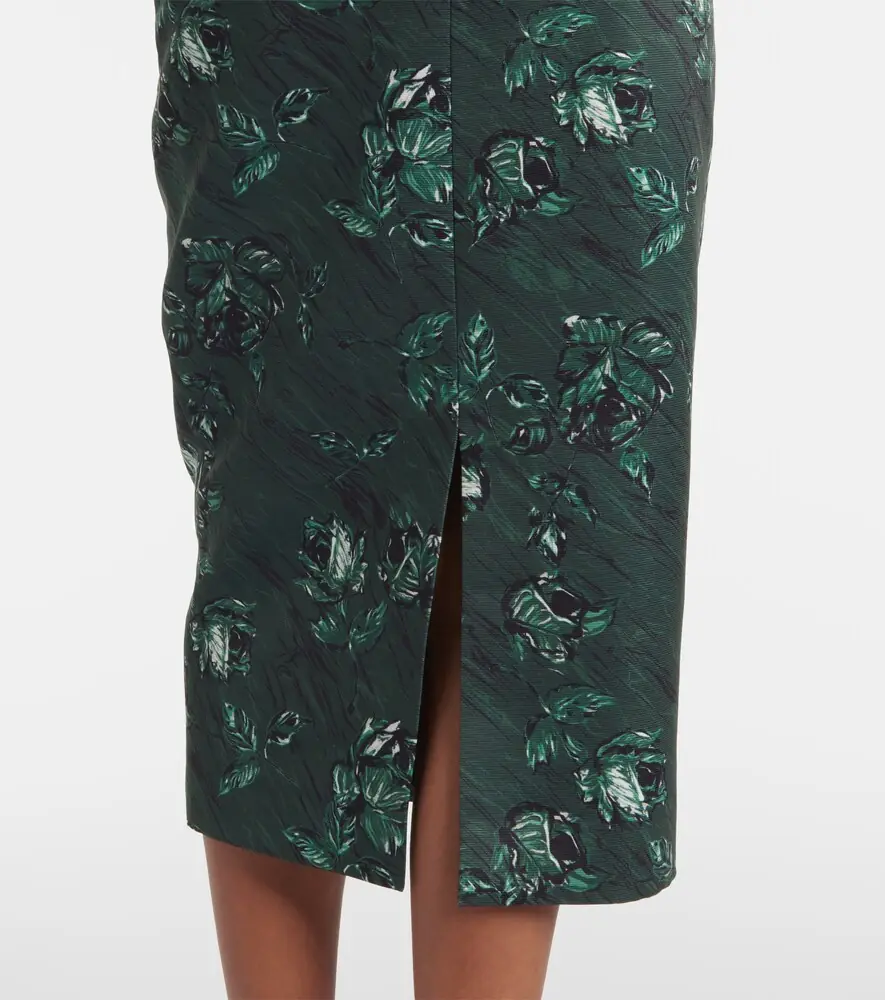 Emilia Wickstead Lorelei floral taffeta faille pencil skirt | Thumbnail 3 Emilia Wickstead Lorelei floral taffeta faille pencil skirt | Thumbnail 3