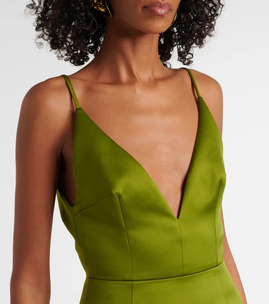 Emilia Wickstead Vero satin minidress | Thumbnail 3