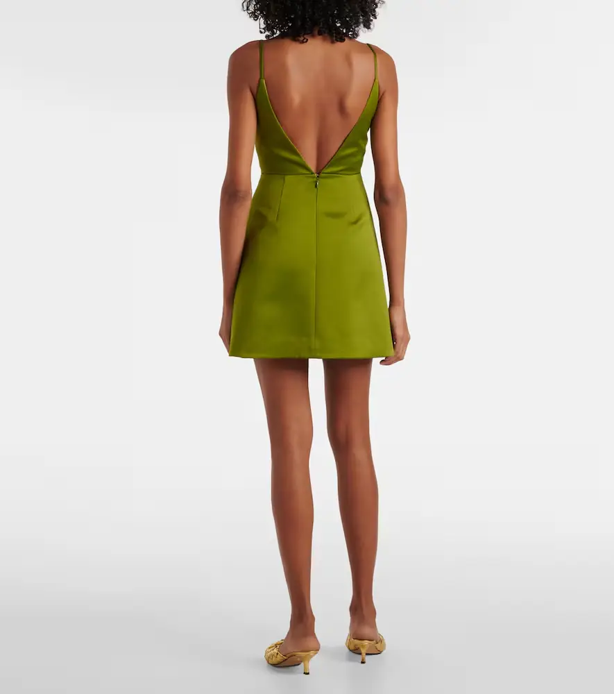 Emilia Wickstead Vero satin minidress | Thumbnail 4
