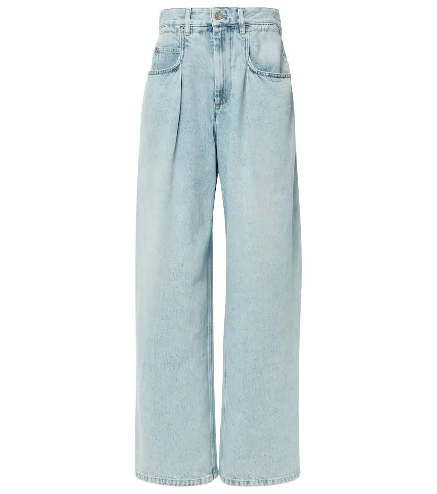 Marant Étoile Rachelle mid-rise wide-leg jeans